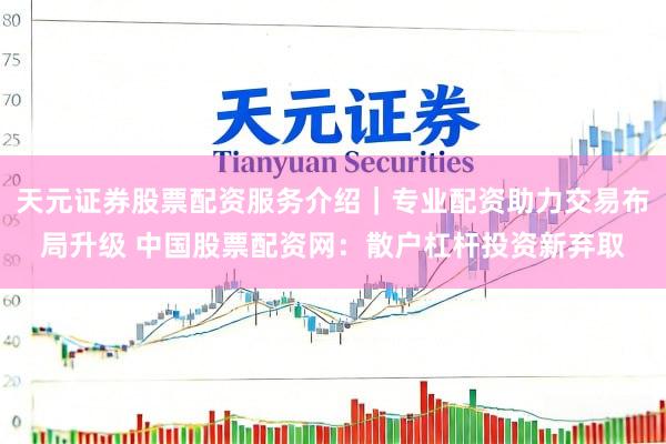 天元证券股票配资服务介绍｜专业配资助力交易布局升级 中国股票配资网：散户杠杆投资新弃取