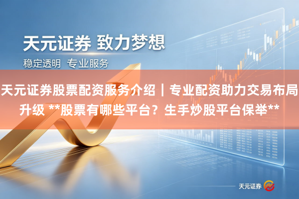 天元证券股票配资服务介绍|专业配资助力交易布局升级 **股票有哪些平台?生手炒股平台保举**